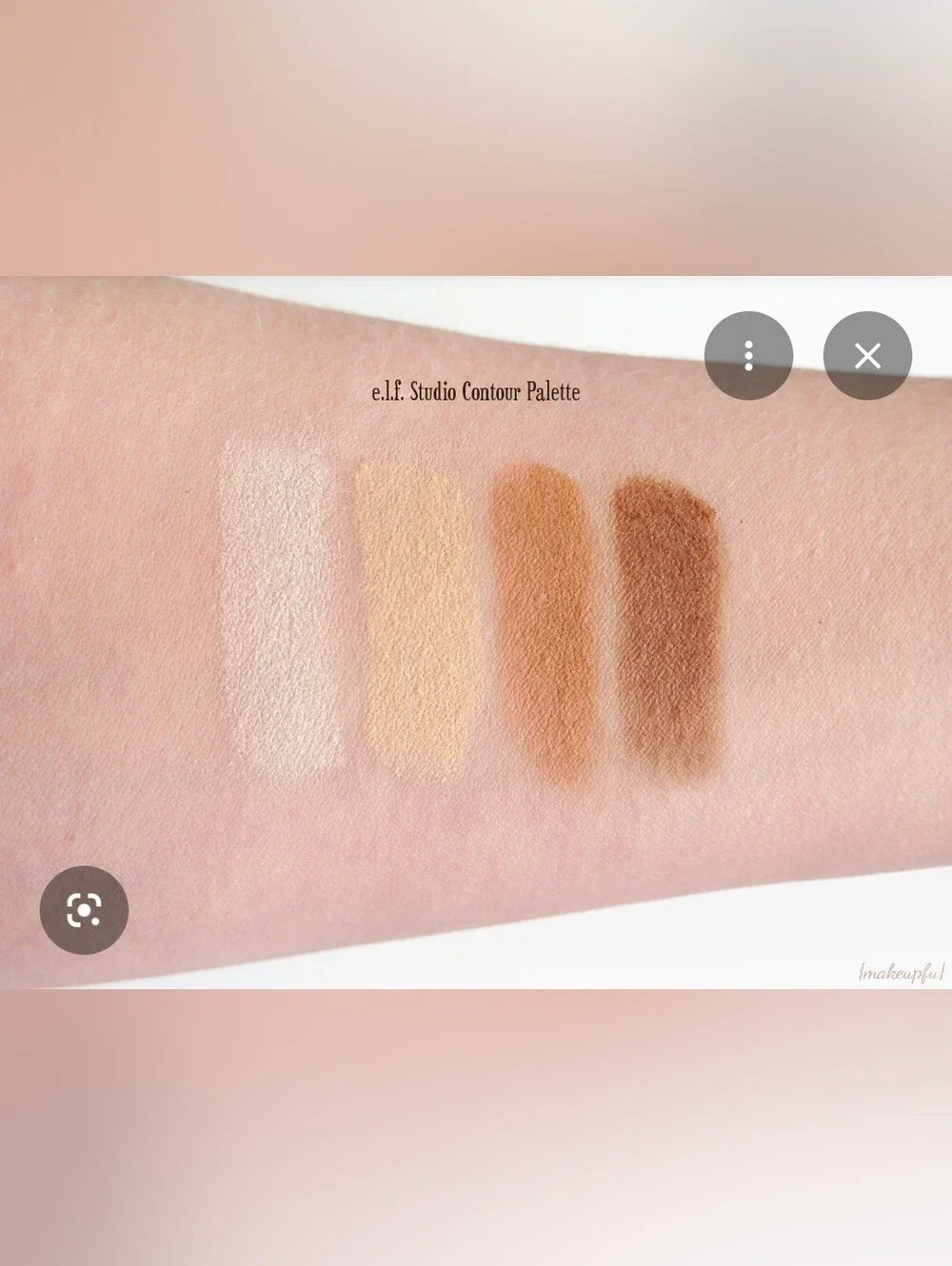 L.A. COLORS Sculpting Duo Cream & Powder Highlighter, Elf Cream Contour Quad +